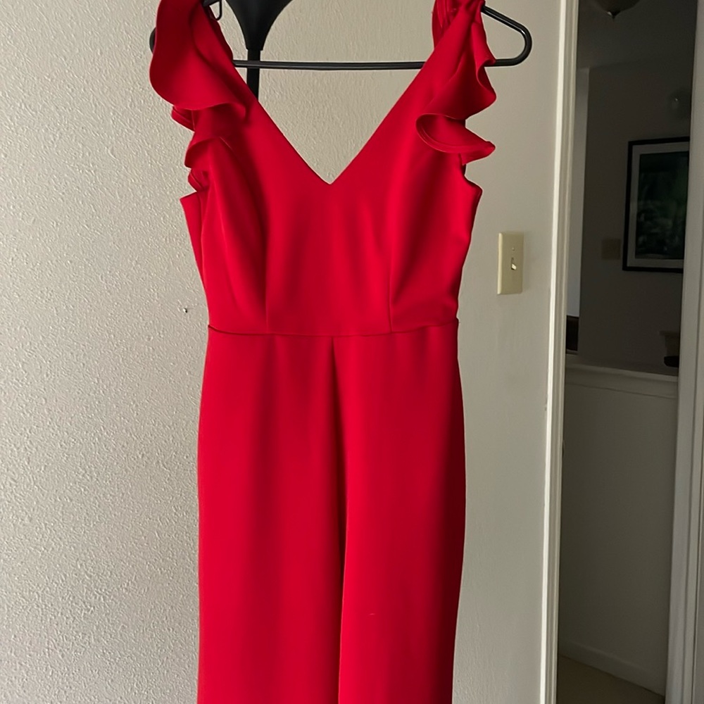 Red Pantsuit